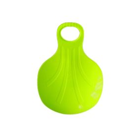 1pc Snow Ski Board For Kids Adult; Winter Thicken Sled Ski Board Sand Slider Snow Luge (Color: Green)