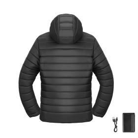 Heated Jacket for Women with 7.4V Battery, Soft Shell Electric Heating Coat, Windproof Lightweight Outerwear with 4 Heating Zones & 3 Heat Settin (Clothing Size: Size M, Clothing Style: Women's Style)